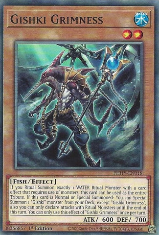 "Gishki Grimness" PHHY-EN018 - Yu-Gi-Oh! - 3x Cards - Photon Hypernova