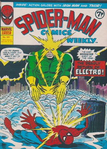 Spider-Man Weekly #101 - #110 (Lot of 10x Comics) - Marvel / British - 1975