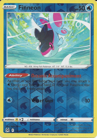 "Finneon" 040/196 Lost Origin - Pokémon Card - Reverse Holo