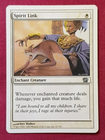 "Spirit Link" - Magic The Gathering - 8th Edition