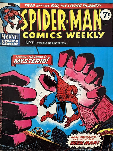Spider-Man Comics Weekly #71 - Marvel Comics / British - 1974