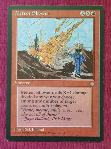 "Meteor Shower" - Magic The Gathering Card - Ice Age