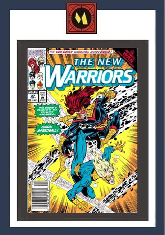 New Warriors #27 - Marvel Comics - 1992 - Newstand Edition