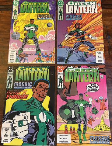 Green Lantern #13 14 15 16 "Mosaic" Storyline - DC Comics - 1991