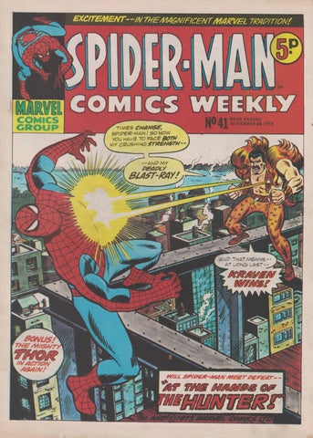 Spider-Man Comics Weekly #41 - Marvel Comics / British - 1973