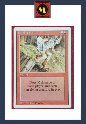 "Earthquake" - Magic The Gathering Card - Revised