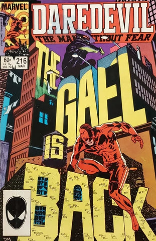 Daredevil #216 - Marvel Comics - 1985