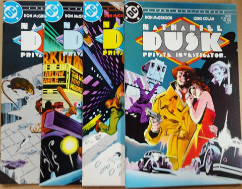 Nathaniel Dusk: Private Investigator #1 2 3 4 (SET) - DC Comics - 1984