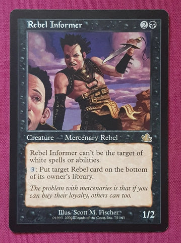 "Rebel Informer" - Magic The Gathering Card - Prophecy