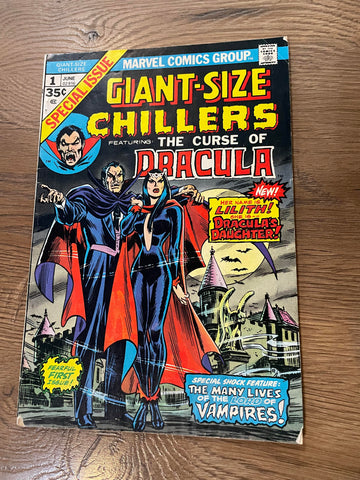 Giant-Size Chillers #1 - Marvel Comics - 1974 - 1st Lilith - Back Issue
