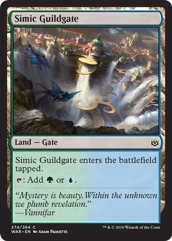 "Simic Guildgate" - Magic The Gathering Card - RNA - 257/259