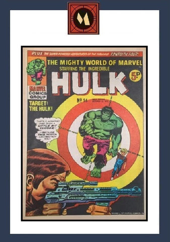 Mighty World of Marvel #54 - Marvel Comics / British - 1973