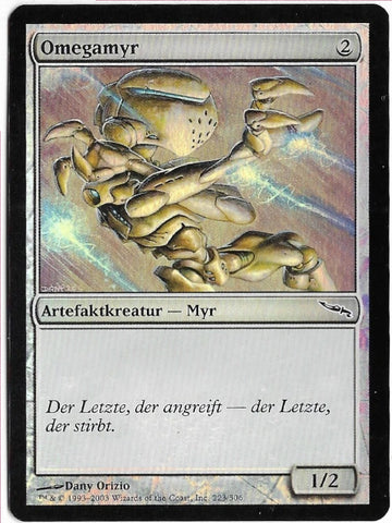 "Omega Myr" FOIL - Magic The Gathering Card - Mirrodin