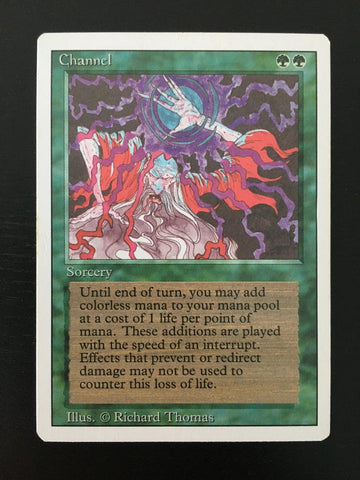 "Channel" - Magic The Gathering Card - Revised