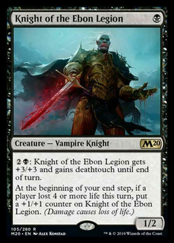 Knight of the Ebon Legion - MTG Magic the Gathering Card