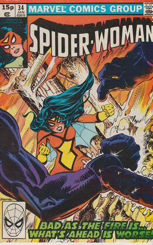 Spider-Woman #34 - Marvel Comics - 1981 - Pence Copy