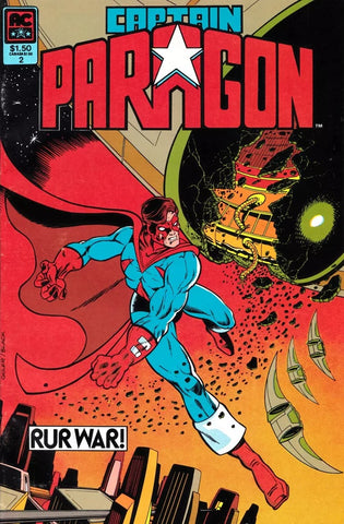 Captain Paragon #2 - AC Comics - 1984 - VG - Sticker Mark On Cover