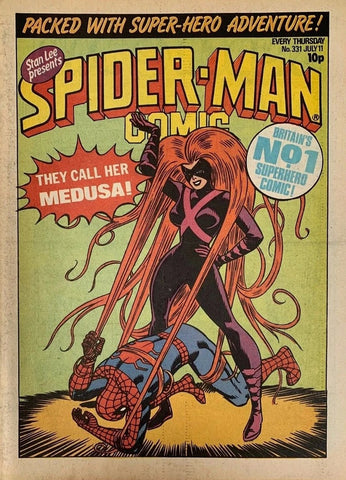 Spider-Man Comic #331  - Marvel Comics/British - 1979