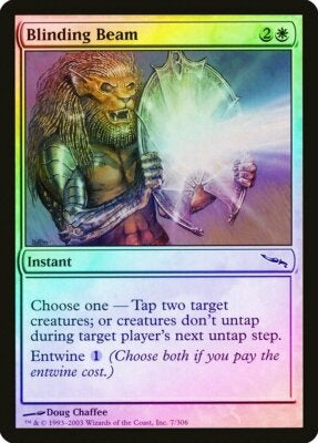 "Blinding Beam" FOIL - Magic The Gathering Card - Mirrodin
