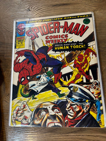 Spider-Man Comics Weekly #94 - Marvel Comics / British - 1974