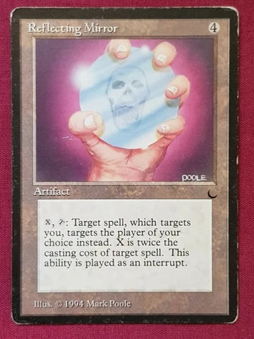 "Reflecting Mirror" - Magic The Gathering Card - The Dark