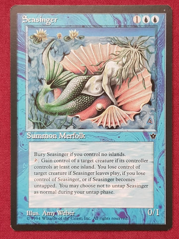 "Seasinger" - Magic The Gathering Card - Fallen Empires