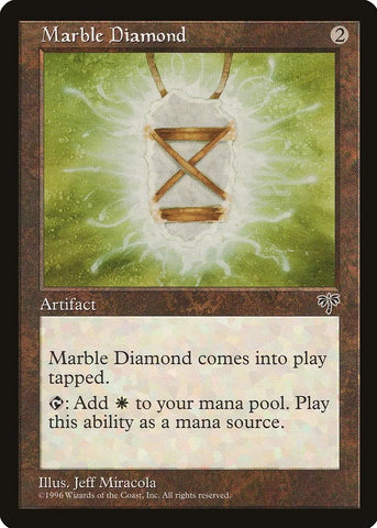 "Marble Diamond" - Magic The Gathering Card - Mirage