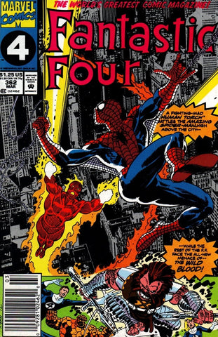 Fantastic Four #362 - Marvel Comics - 1992 - 1st App. Wildblood