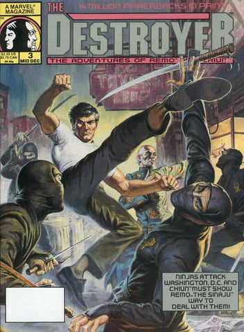 The Destroyer Magazine #3 - Marvel Comics - 1989
