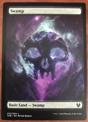 "Swamp" FOIL - Magic The Gathering Card - THB