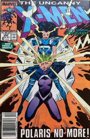 Uncanny X-Men #250 - Marvel Comics - 1989