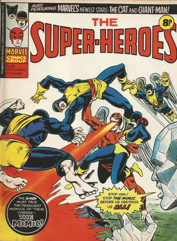 The Super-Heroes #33 - Marvel Comics / British - 1975