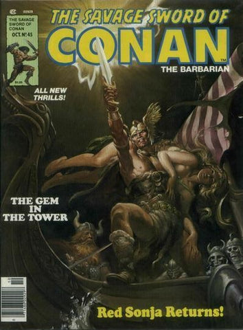 Savage Sword of Conan #45 - Marvel / Curtis Magazines - 1978