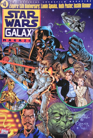Star Wars Galaxy Magazine #4 - Topps Publishing - 1995 - plus freebies