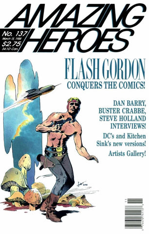 Amazing Heroes #137 - Fantagraphics - 1988