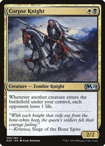 "Corpse Knight" - Magic The Gathering - M20