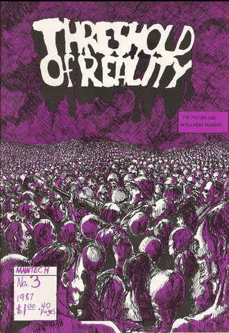Threshold of Reality #3 - Maintech - 1987 - Print Run: 4000