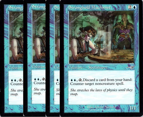 "Stronghold Machinist" x4 - Magic The Gathering Card - Nemesis - 4-Card Playset