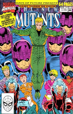 The New Mutants Annual #6 - Marvel Comics - 1990