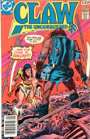 Claw the Unconquered #12 - DC Comics - 1978