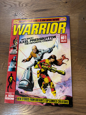 Warrior #1 - Quality Magazines - 1982 - Alan Moore V for Vendetta