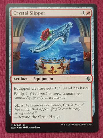 "Crystal Slipper" - Magic The Gathering Card - Throne of Eldraine