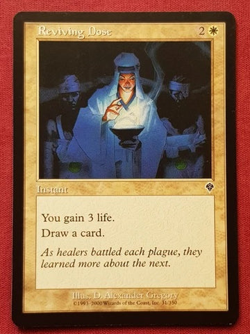 "Reviving Dose" - Magic The Gathering Card - Invasion