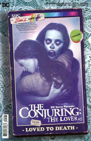The Conjuring: The Lover #5 - DC Comics - 2021 - VHS Cover