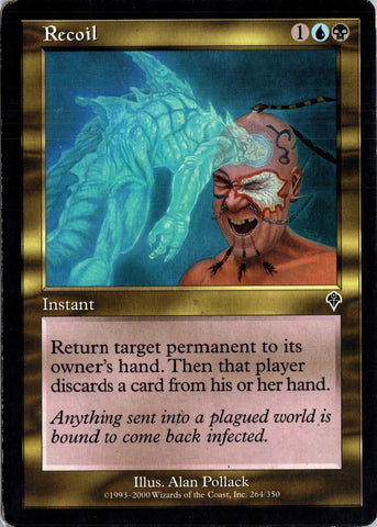 "Recoil" x4 - Magic The Gathering Card - Invasion - 4-Card Playset