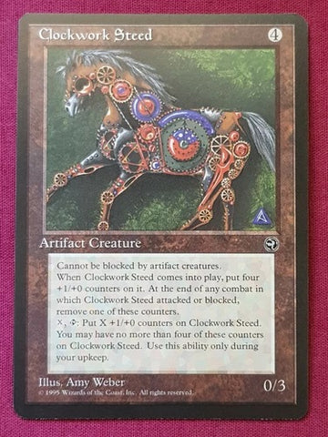 "Clockwork Steed" - Magic The Gathering Card - Homelands