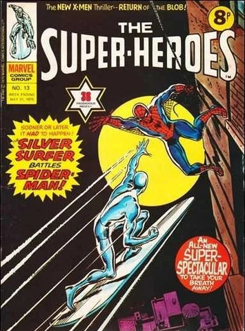 The Super-Heroes #13 - Marvel Comics / British - 1975