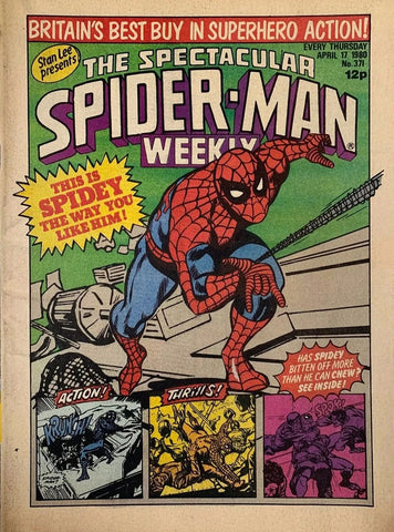 Spectacular Spider-Man Weekly #371 - #375 - Marvel/British - 1980
