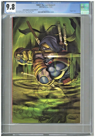 TMNT The Last Ronin #1 CGC 9.8 Comic Kingdom Canada B Edition Shah Cover Turtles