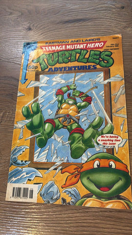 Eastman and Laird's Teenage Mutant Hero Turtles Adventures #2 - Fleetway - 1990 - STICKERS